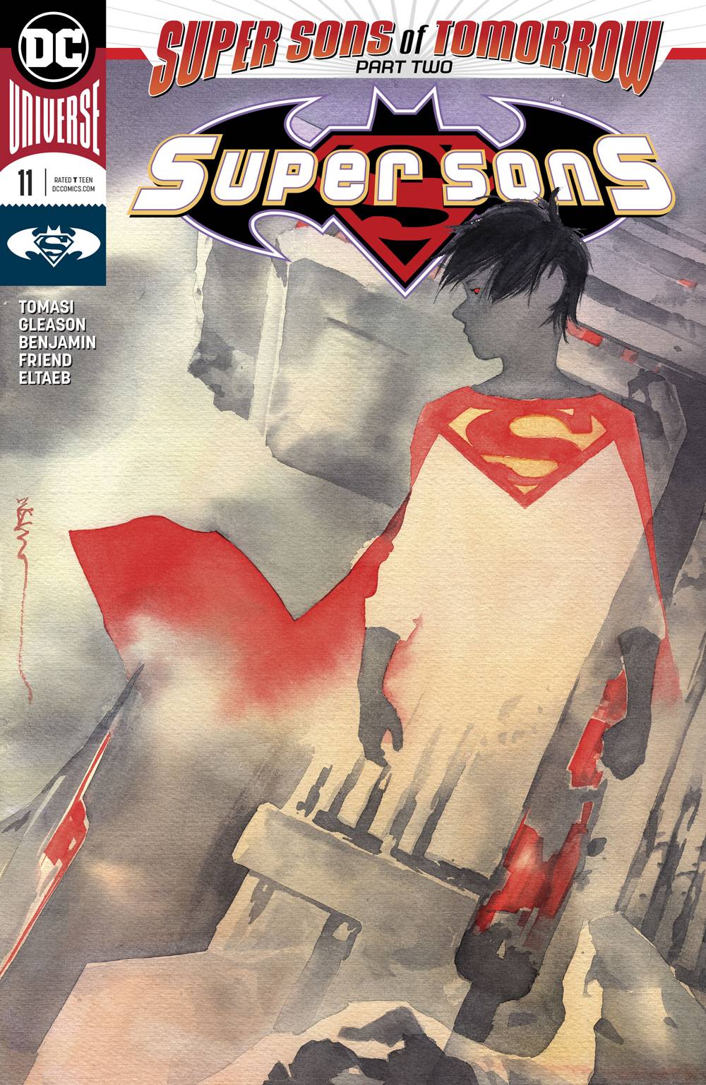 Super Sons # 11 (DC Comics 2017) Nguyen Variant Cover