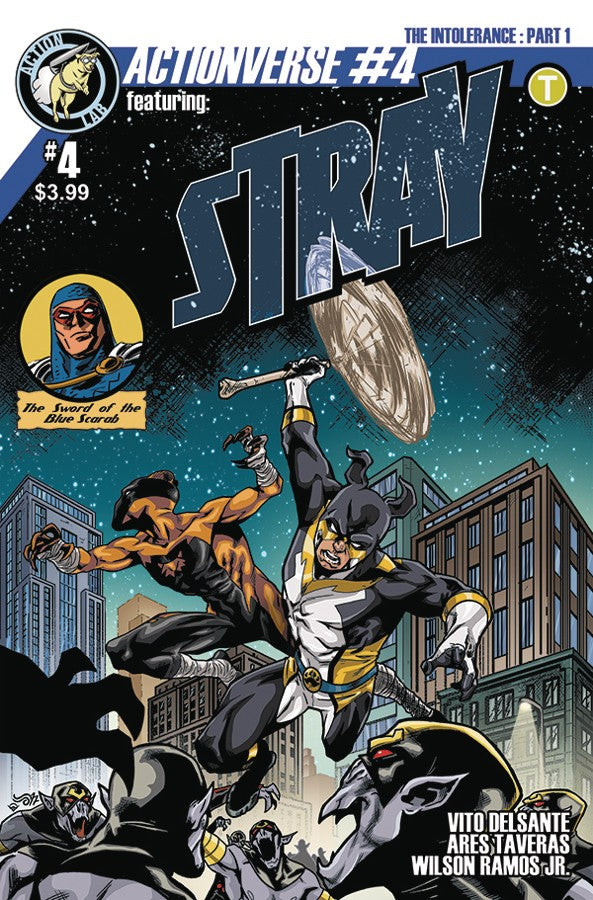 Actionverse # 4 Featuring Stray (Action Lab Comics 2017) Variant Cover B