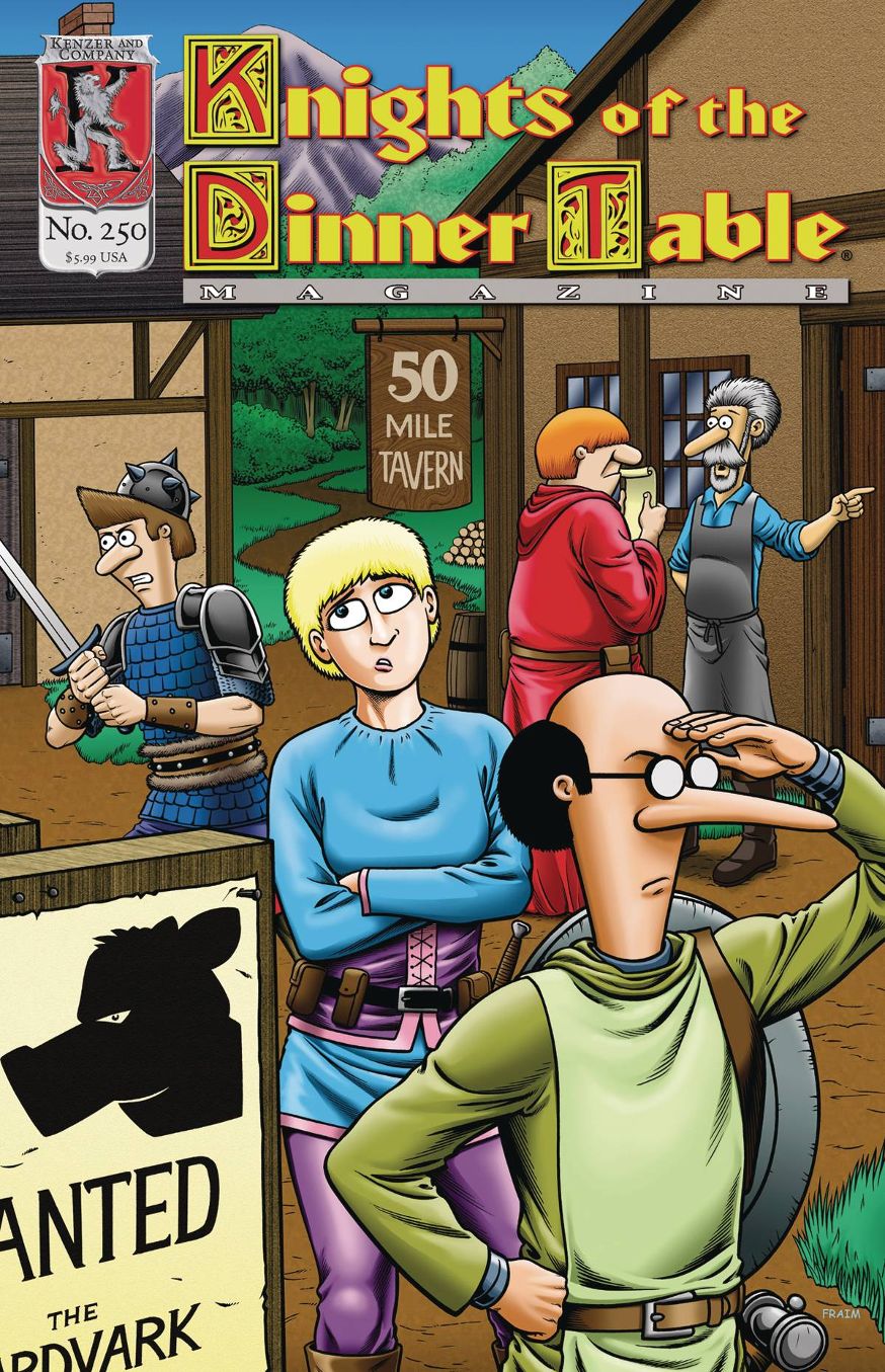 Knights of the Dinner Table # 250 (Kenzer and Company 2018)