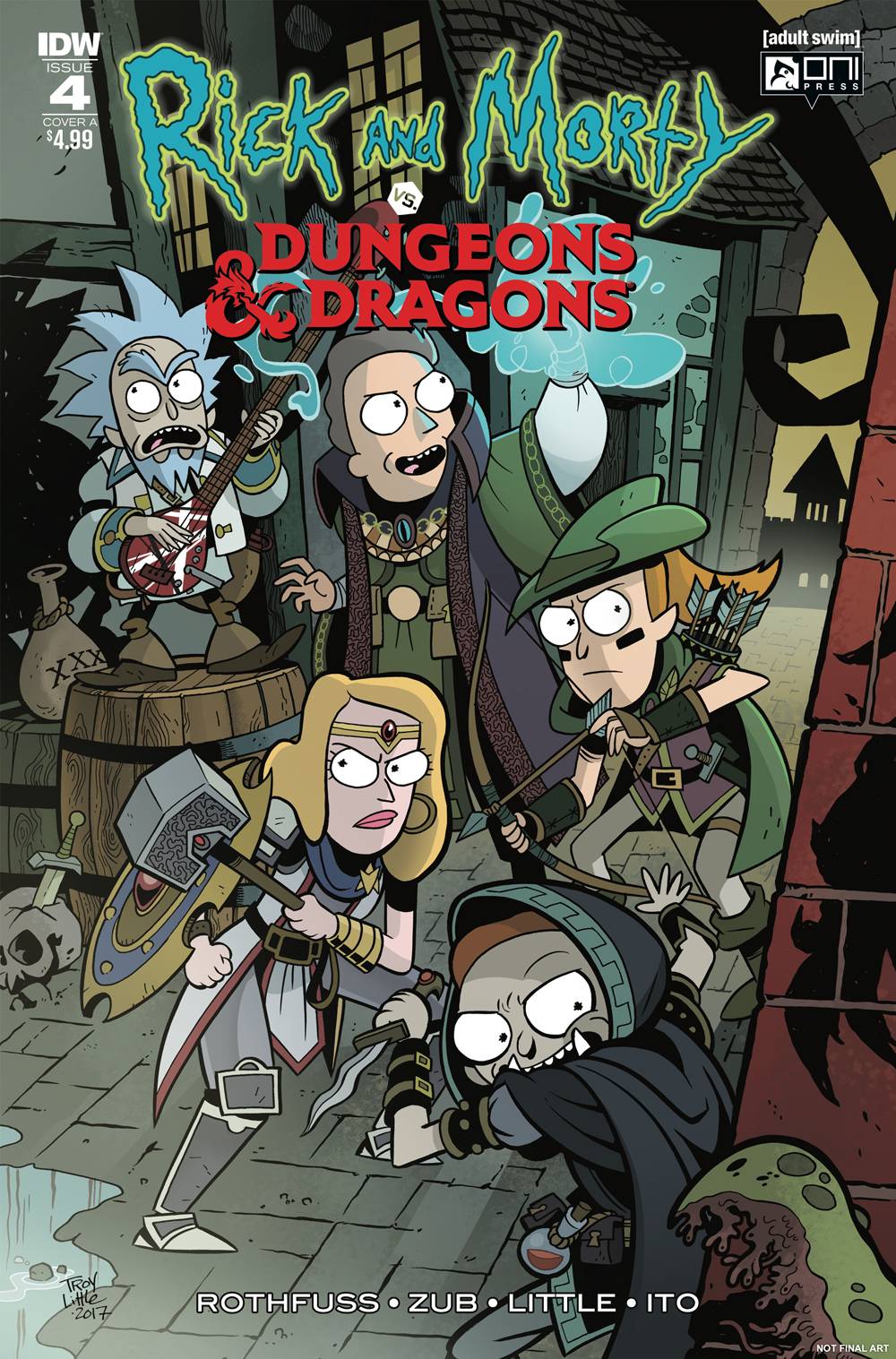 Rick and Morty vs. Dungeons and Dragons #  4 (Oni Press / IDW Publishing 2018)