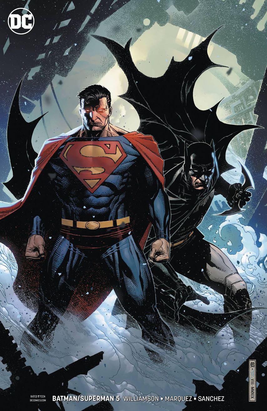 Batman Superman Volume 2 #  5 (DC Comics 2019) Card Stock Variant