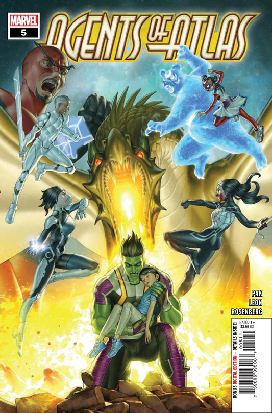 Agents Of Atlas #  5 of 5 (Marvel Comics 2019)