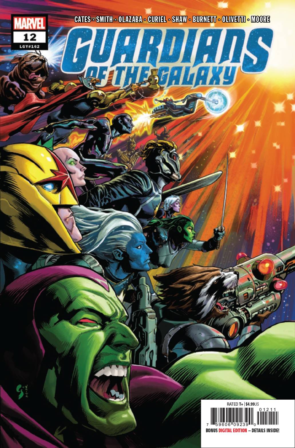 Guardians of The Galaxy, Volume 5 # 12 (Marvel Comics 2019)