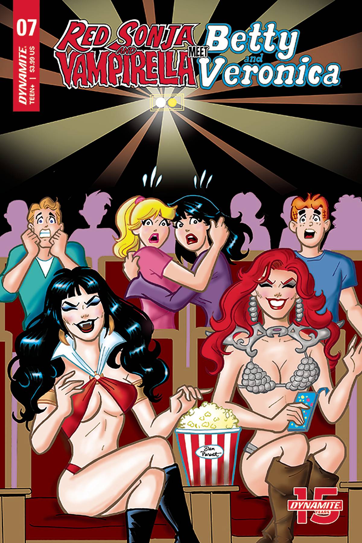 Red Sonja And Vampirella Meet Betty And Veronica #  7 of 12 (Dynamite Comics 2019) Cover D