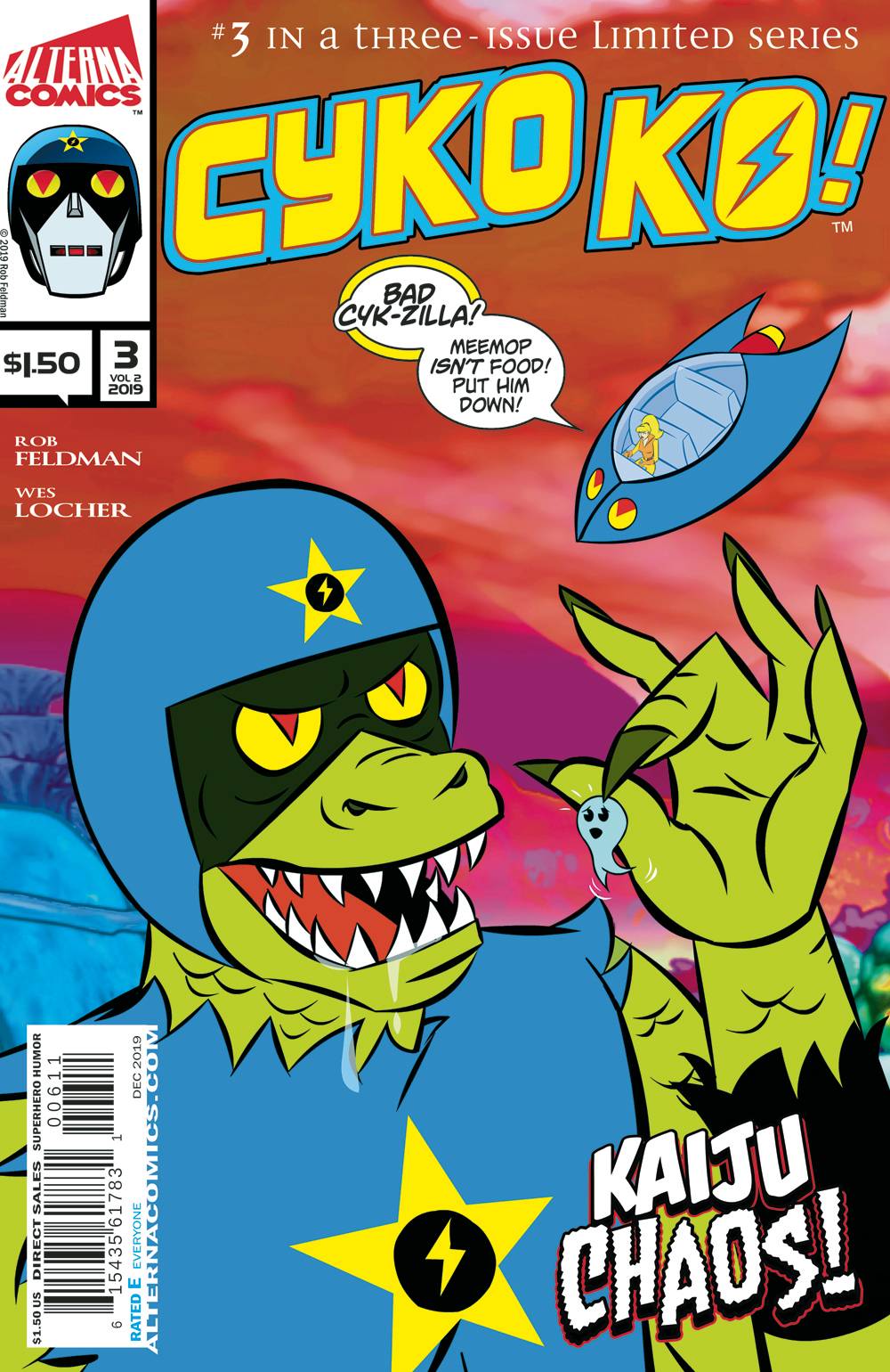 Cyko KO, volume 2 #  3 of 3 (Alterna Comics 2019)