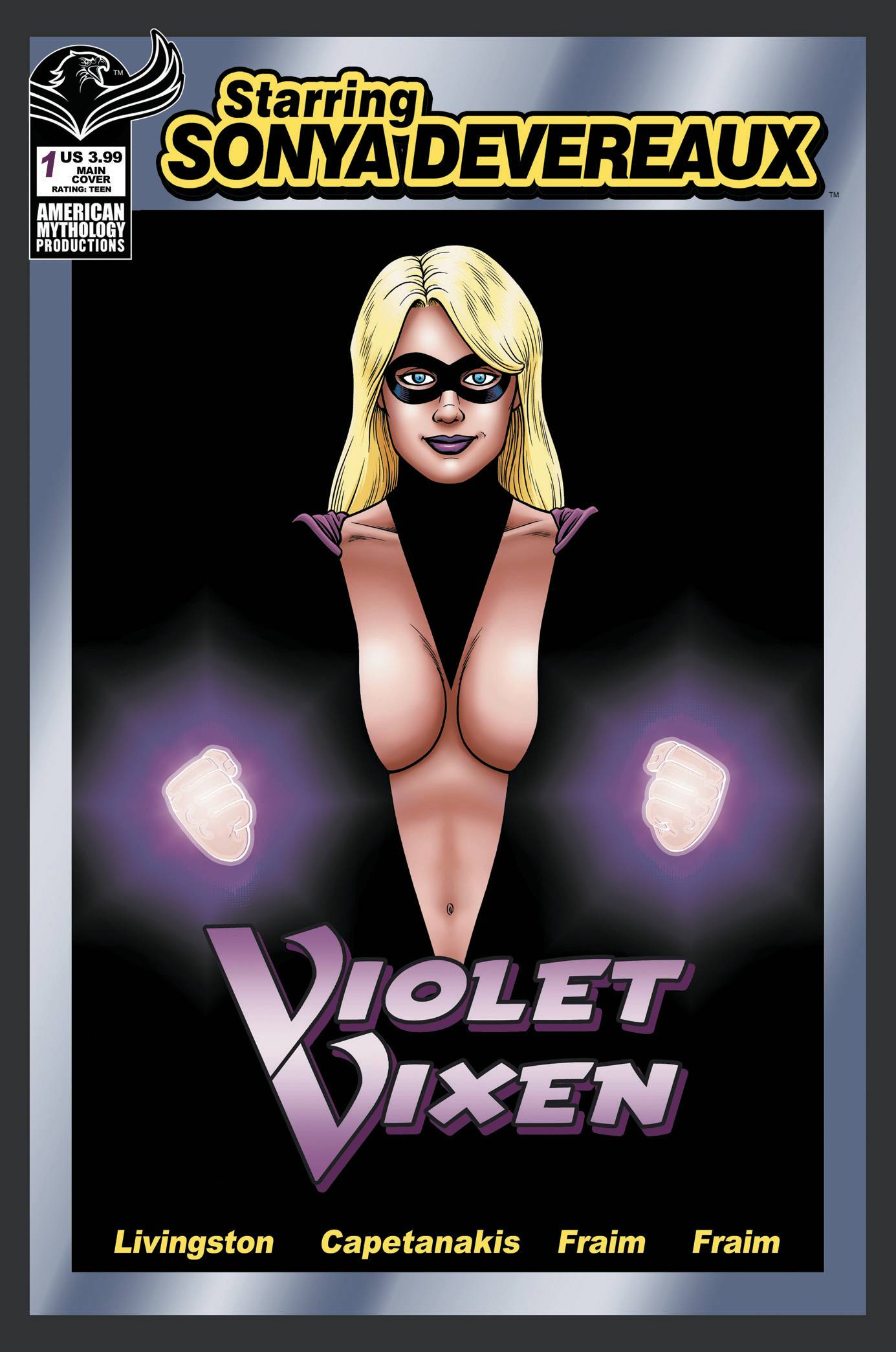 Starring Sonya Devereaux: Violet Vixen #  1 (American Mythology 2021)