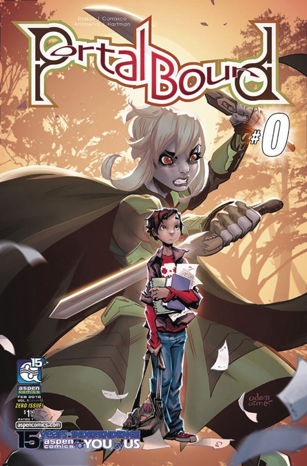Portal Bound # 0 (Aspen Comics 2017) Variant Cover B Adam Archer