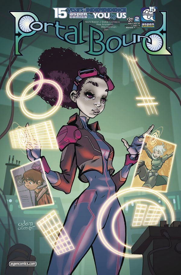 Portal Bound # 2 (Aspen Comics 2018) Variant Cover B Adam Archer
