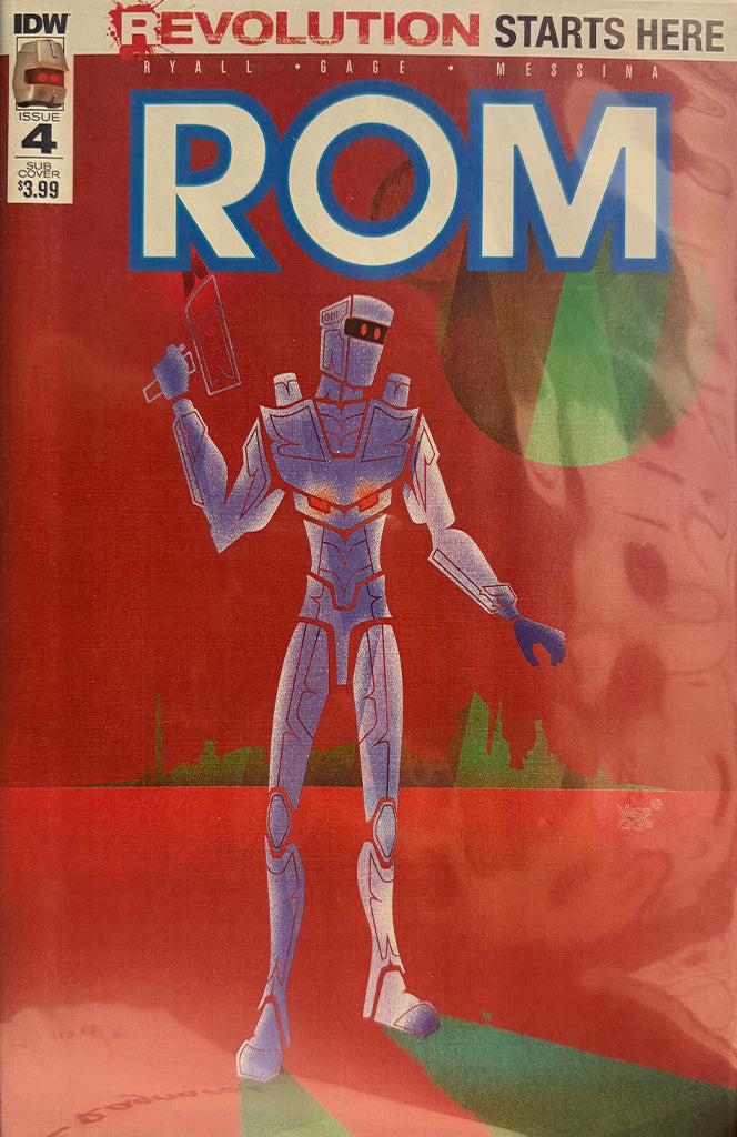 ROM: Revolution Starts Here # 4 - Subscription Variant Cover (IDW Comics 2016)