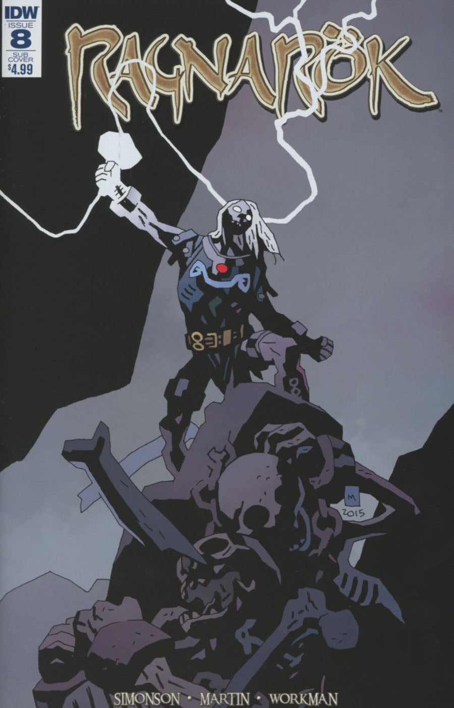Ragnarok # 8 - Subscription Variant Cover (IDW Comics 2016)