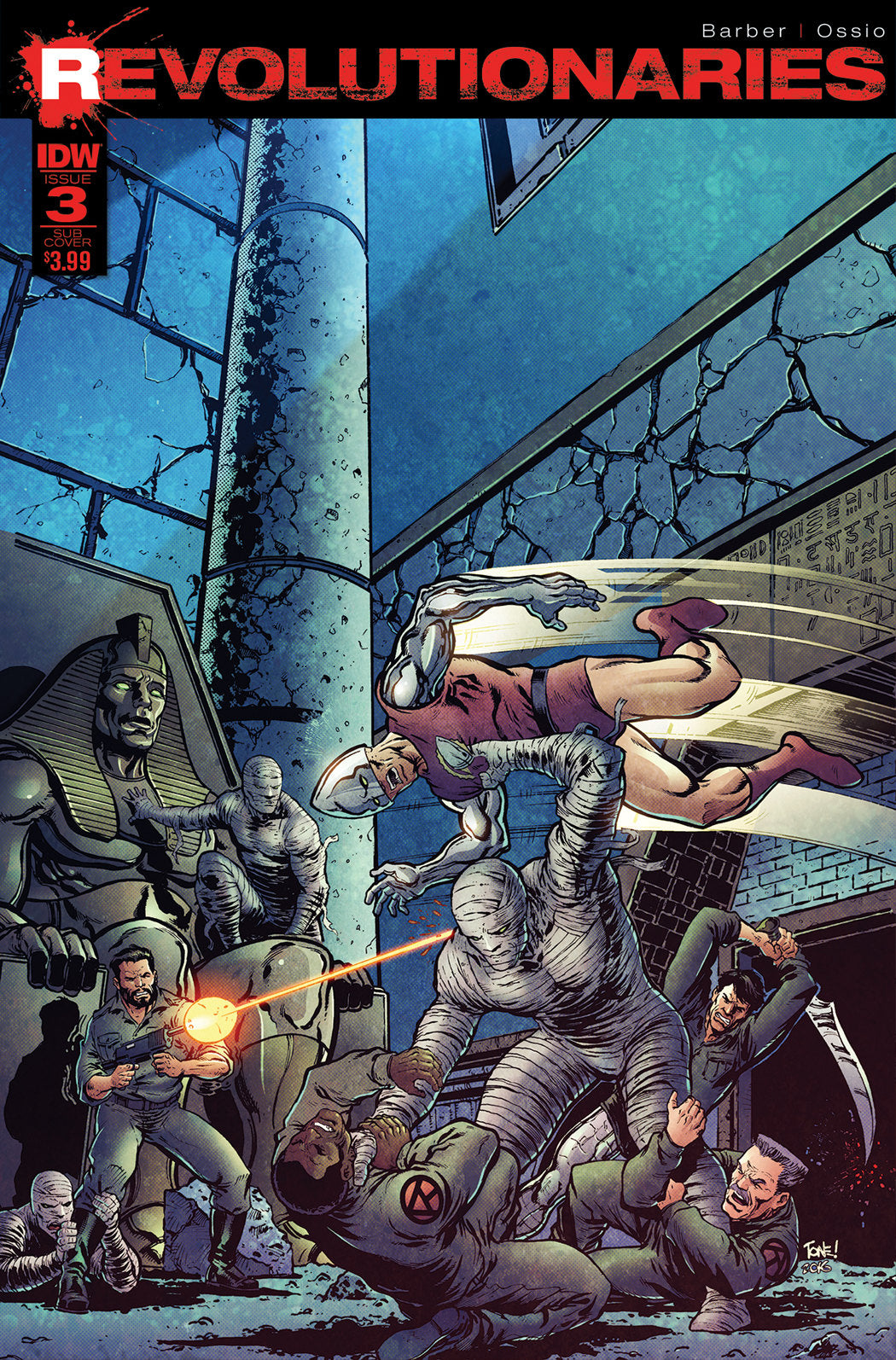 Revolutionaries # 3 - Subscription Variant Cover (IDW Comics 2016)