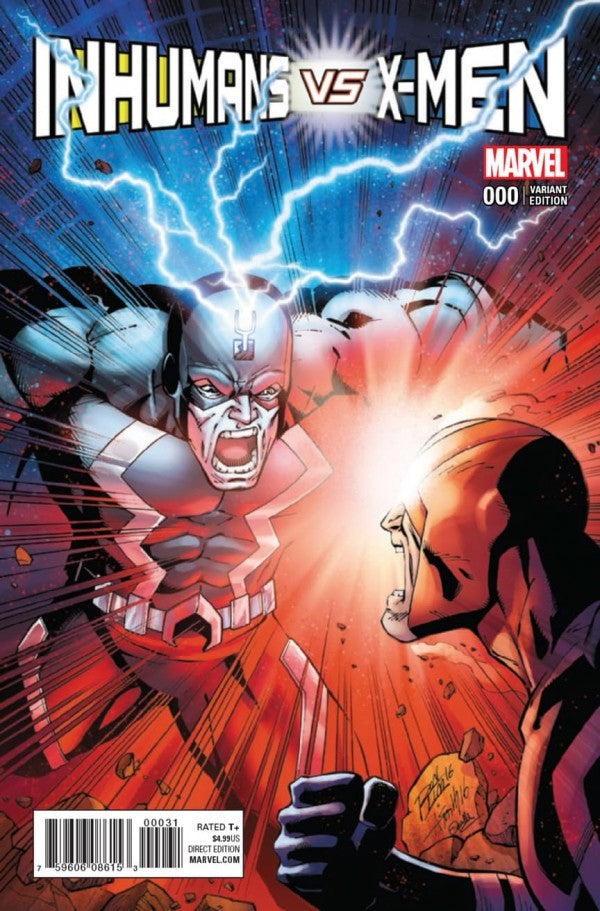 Inhumans VS X-Men # 0 of 6 (Marvel Comics 2016) Ron Lim Variant