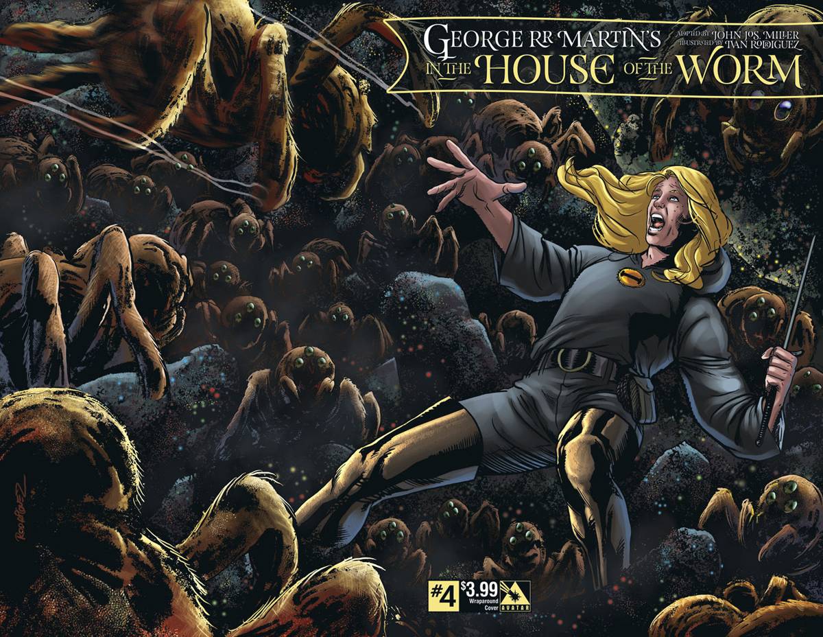 In the House of the Worm # 4 (Avatar Comics 2014) Wraparound Variant Cover