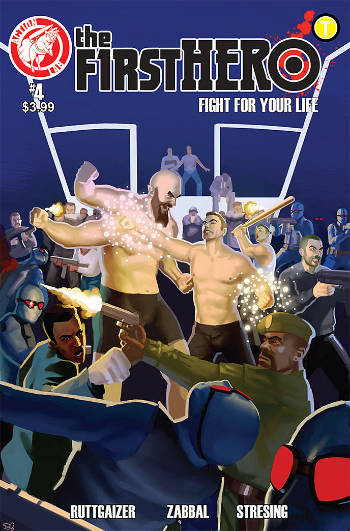 F1rst Hero: Fight For Your Life # 4 (Action Lab 2015)