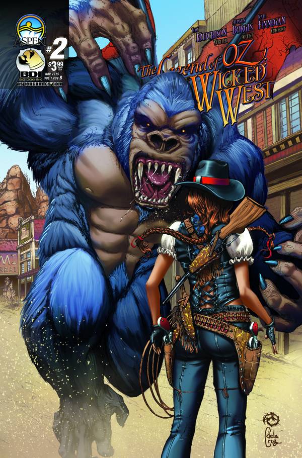Legend of Oz: The Wicked West # 2 (Aspen/Big Dog Ink Comics 2015) Variant Cover B