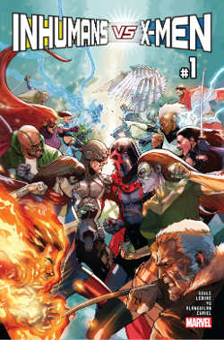 Inhumans VS X-Men # 1 of 6 (Marvel Comics 2016)