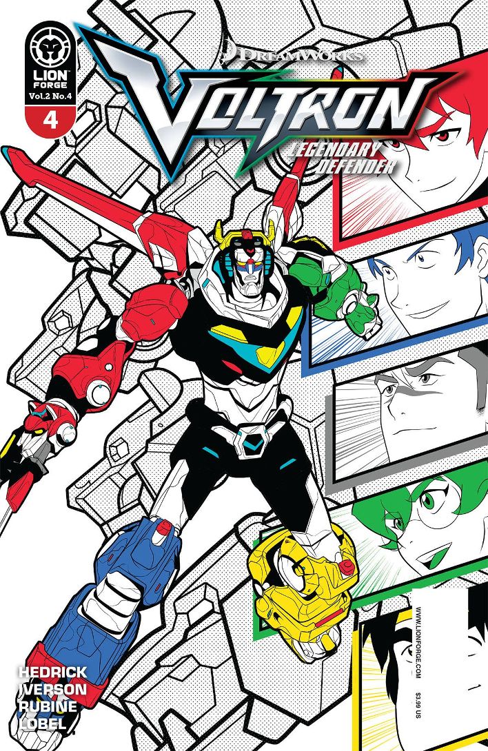 Voltron: Legendary Defender Volume 2 #  4 (Lion Forge Comics 2017)