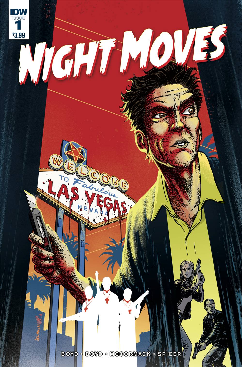 Night Moves #  1 of 5 (IDW Publishing 2018)