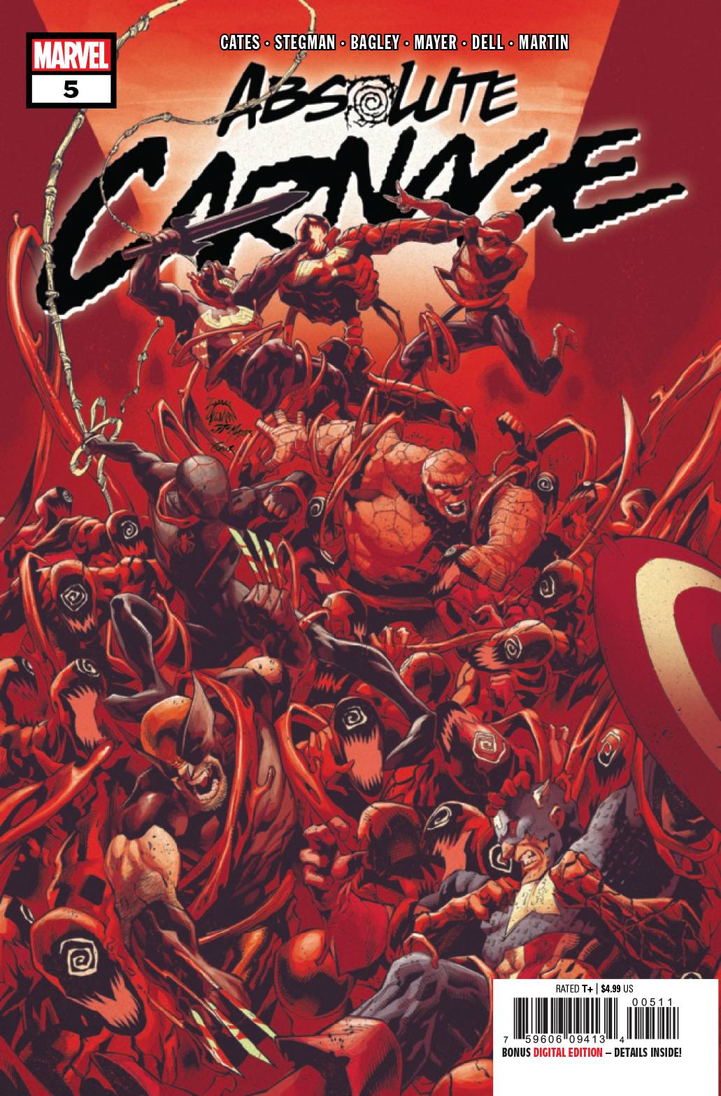 Absolute Carnage #  5 of 5 (Marvel Comics 2019)