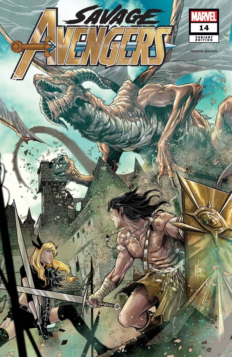 Savage Avengers # 14 (Marvel Comics 2020) Marco Checchetto Variant