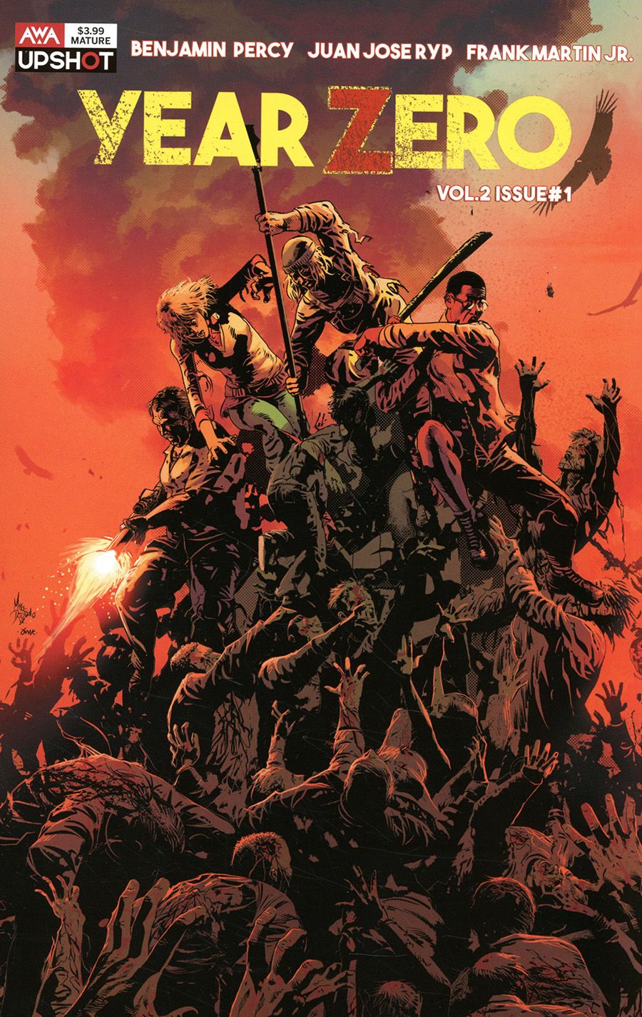 Year Zero Volume 2 # 1 (AWA Comics 2020) Variant Cover B Mike Deodato Jr.