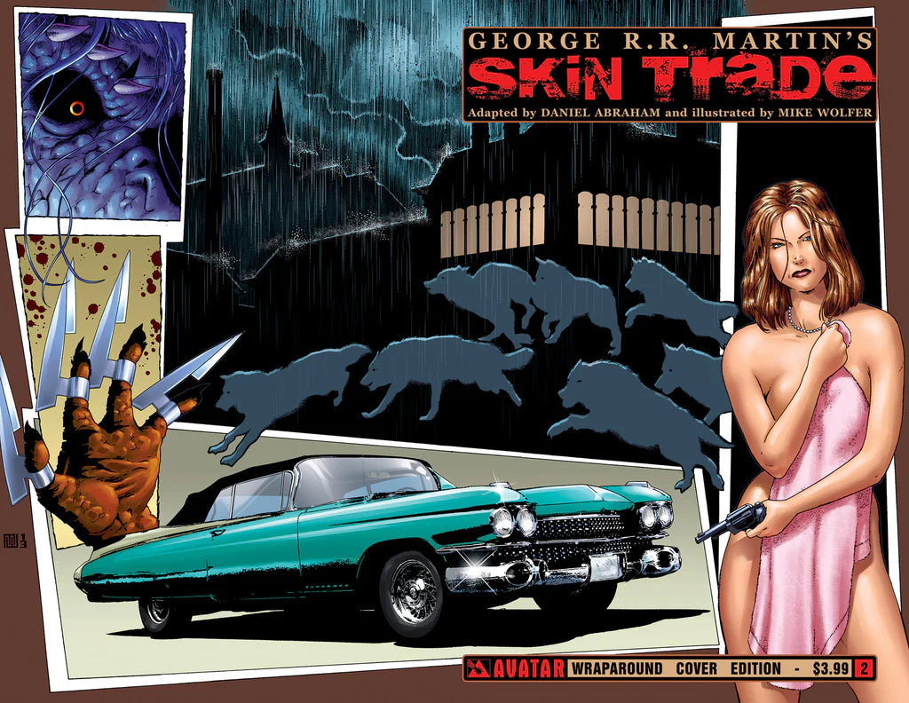 Skin Trade # 2 (Avatar Comics 2013) Wrap Variant