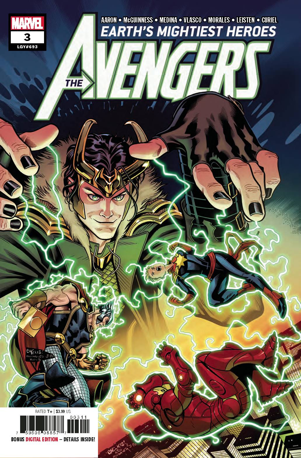 Avengers # 3  (Marvel Comics 2018)