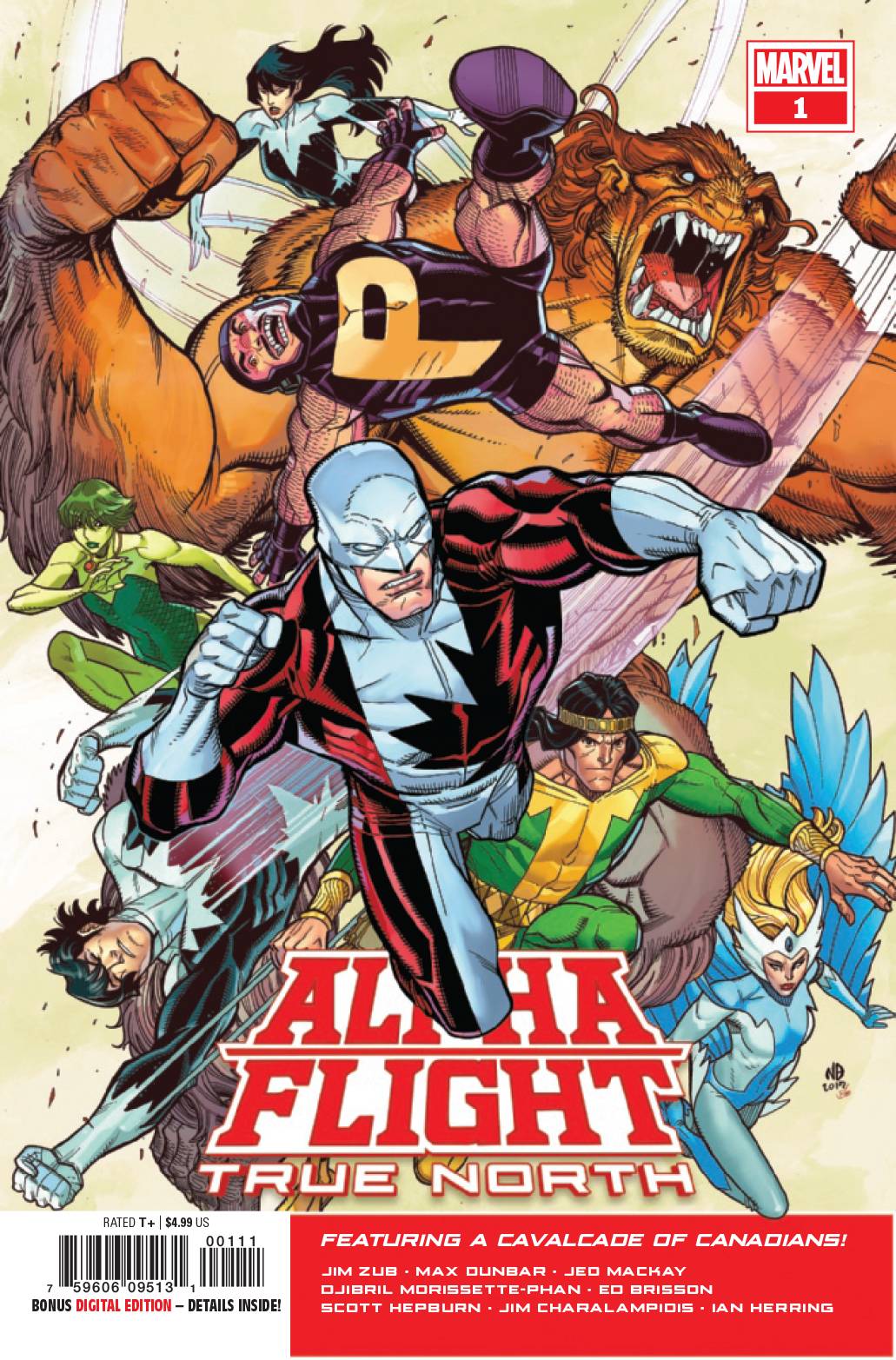 Alpha Flight:  True North  #  1 (Marvel Comics 2019)