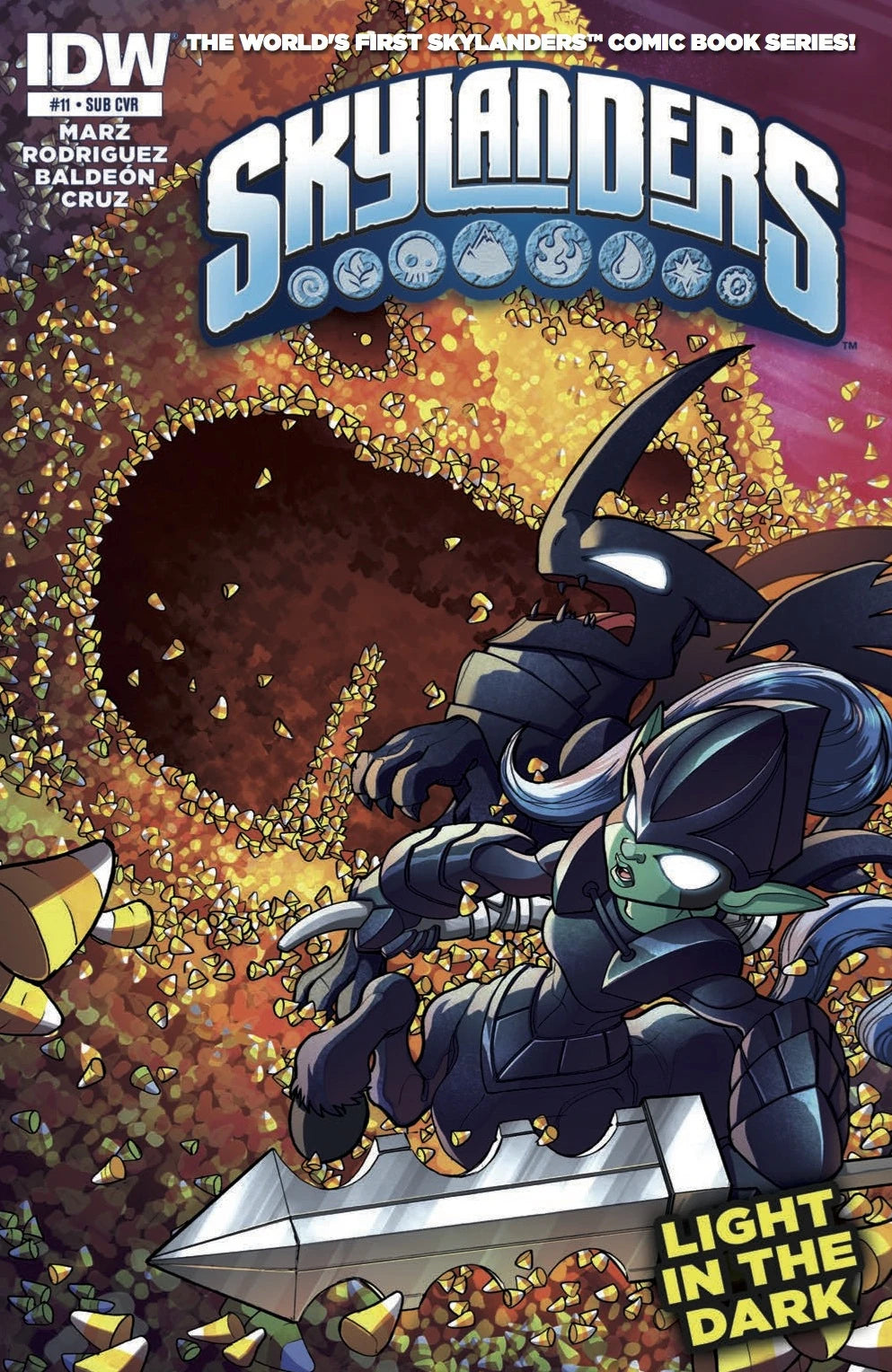 Skylanders # 11 - Subscription Variant Cover (IDW Comics 2015)