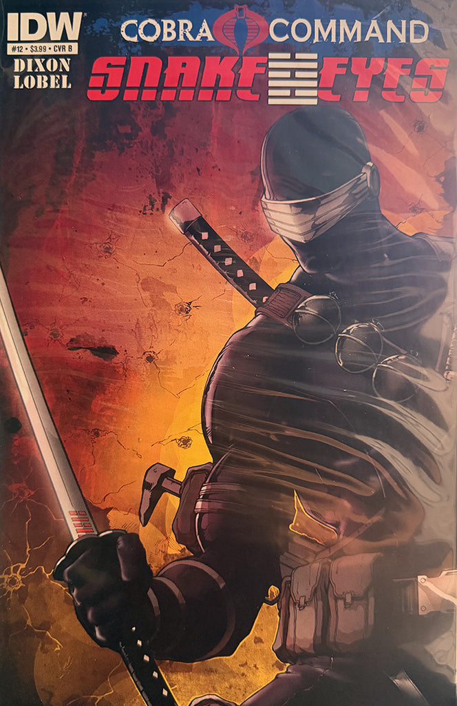 Snake Eyes: Cobra Command # 12 - Variant Cover B (IDW Comics 2012)