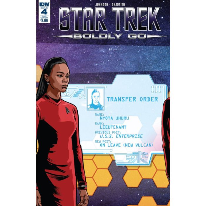 Star Trek: Boldly Go # 4 - Subscription Variant Cover (IDW Comics 2016)