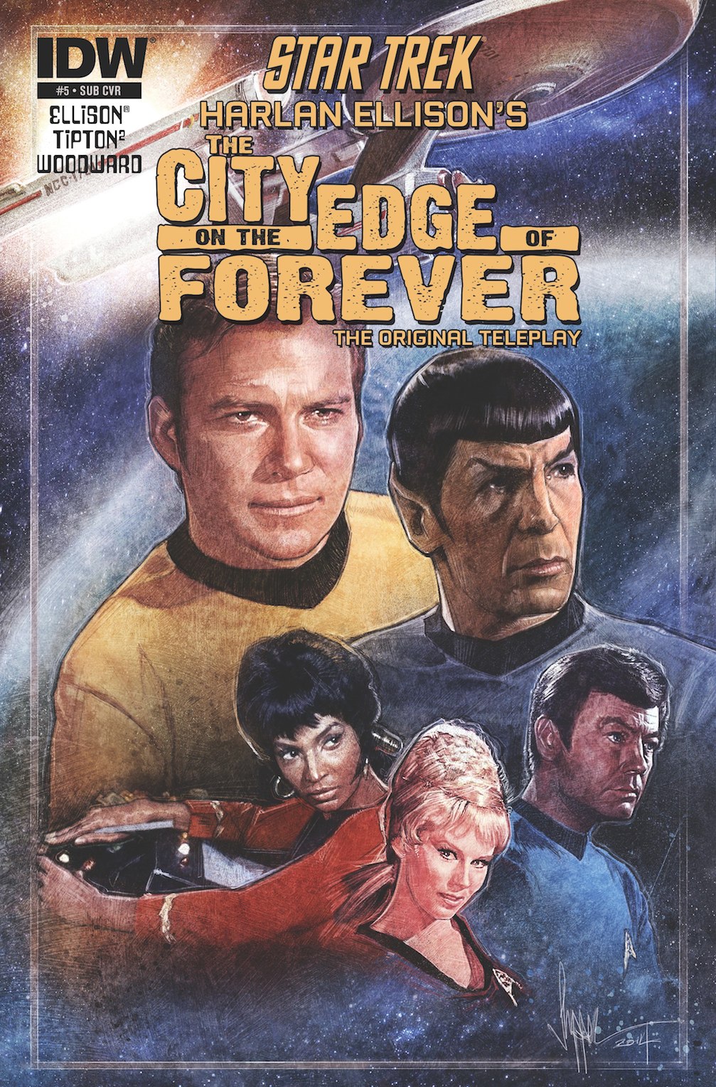 Star Trek: City on the Edge of Forever # 5 - Subscription Variant Cover (IDW Comics 2014)