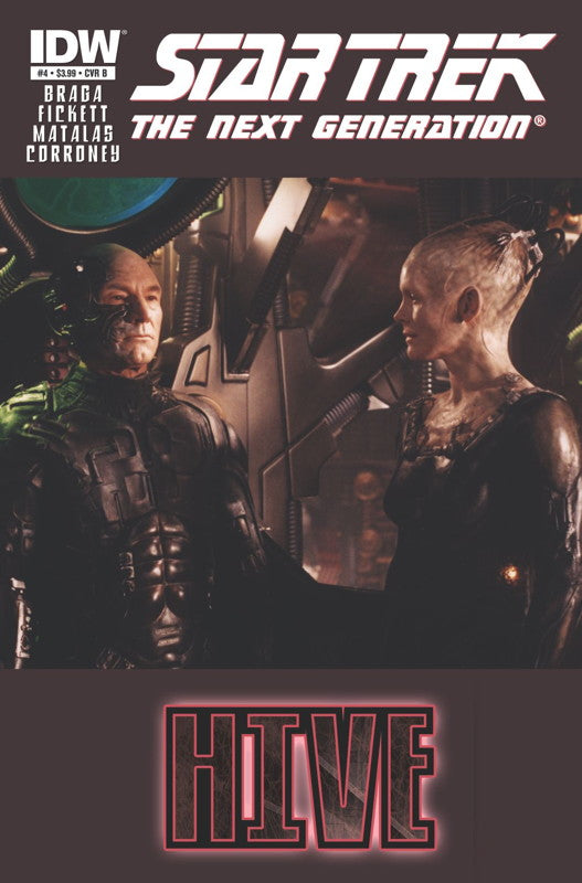 Star Trek The Next Generation: Hive # 4 - Variant Cover B (IDW Comics 2012)