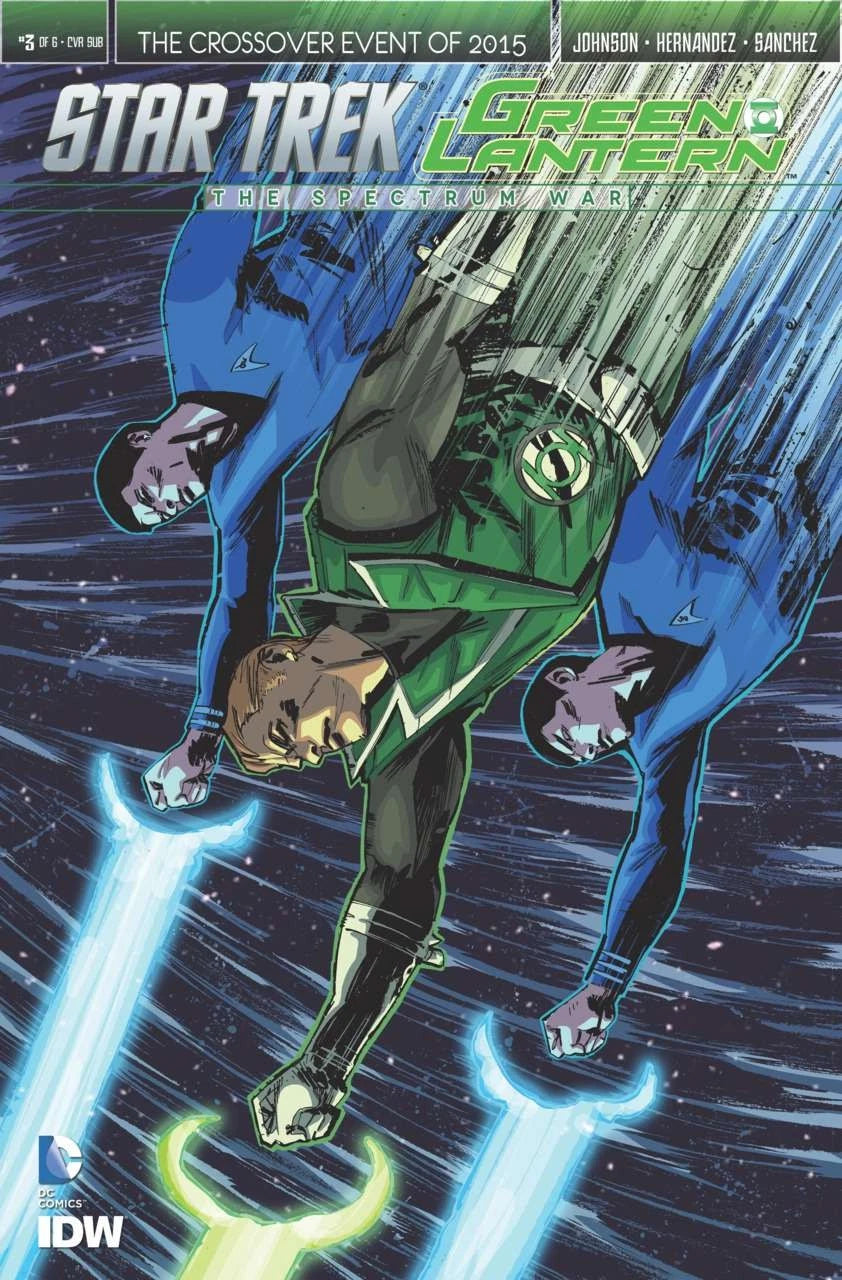 Star Trek/Green Lantern: Spectrum War # 3 - Subscription Variant Cover (IDW/DC Comics 2015)