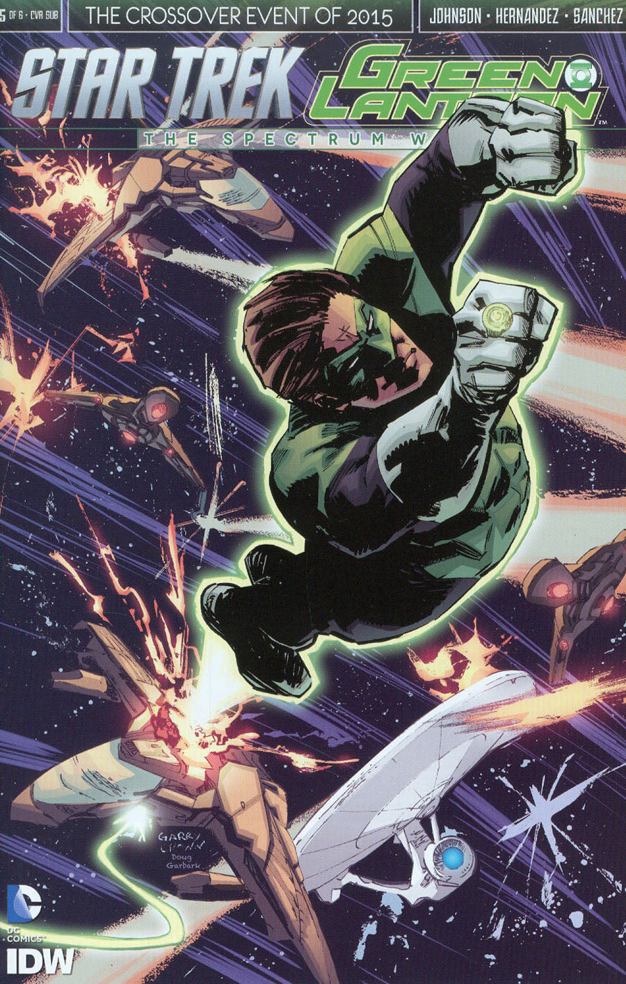 Star Trek/Green Lantern: Spectrum War # 5 - Subscription Variant Cover (IDW/DC Comics 2015)