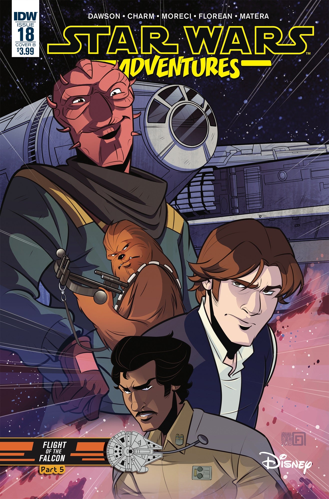 Star Wars Adventures # 18 - Variant Cover B (IDW Comics 2019)
