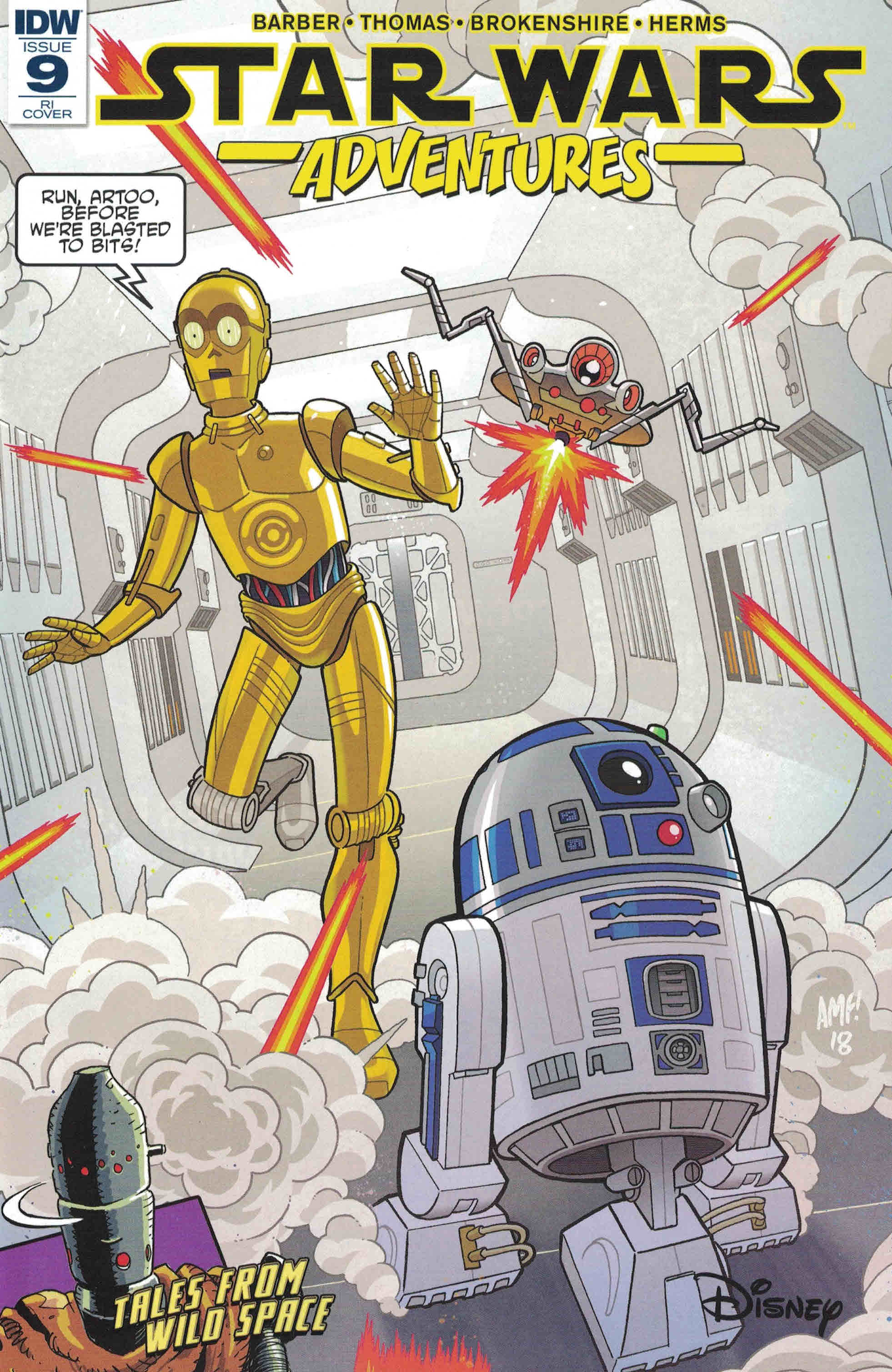 Star Wars Adventures # 9 (IDW Comics 2018) Variant Incentive Cover