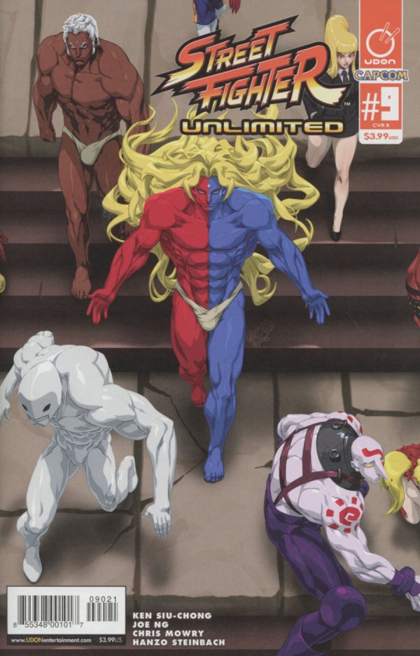 Street Fighter Unlimited # 9 (Udon Comic Book 2016) Cover B Jeffrey 'Chamba' Cruz Ultra Jam Connecting Variant