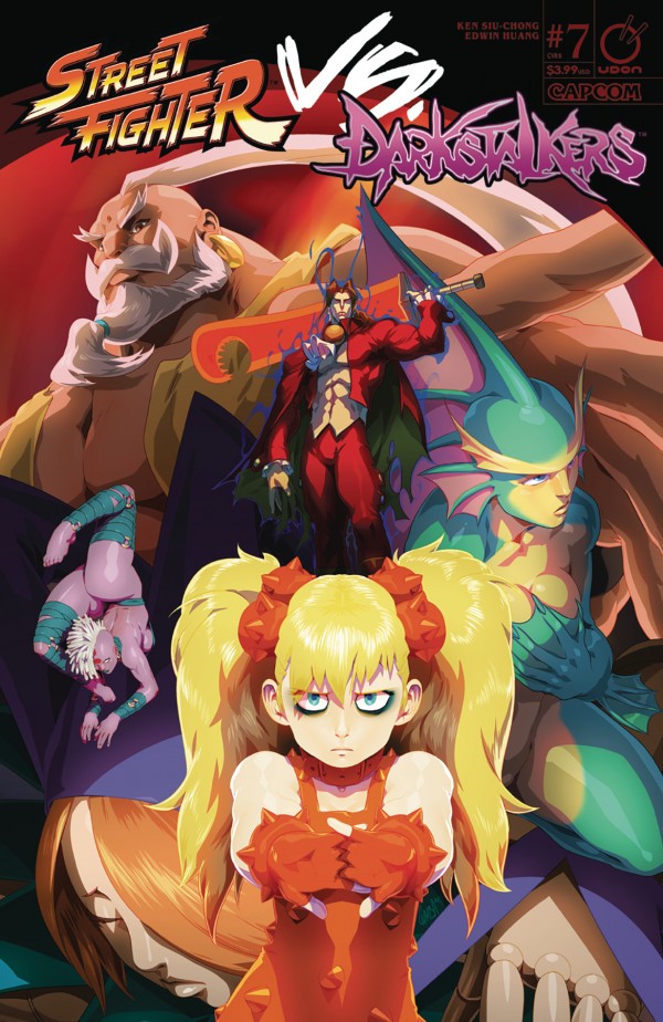 Street Fighter vs. Darkstalkers # 7 (Udon Comic Book 2017) Cover B Jeffrey 'Chamba' Cruz Variant