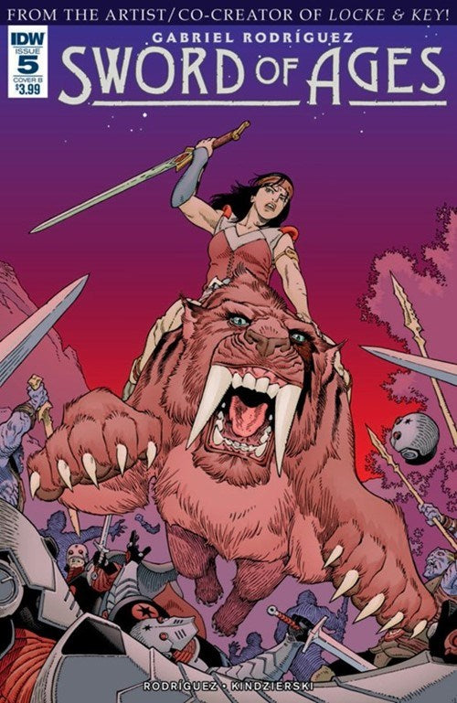 Sword of Ages # 5 (IDW Publishing 2018) Variant Cover B