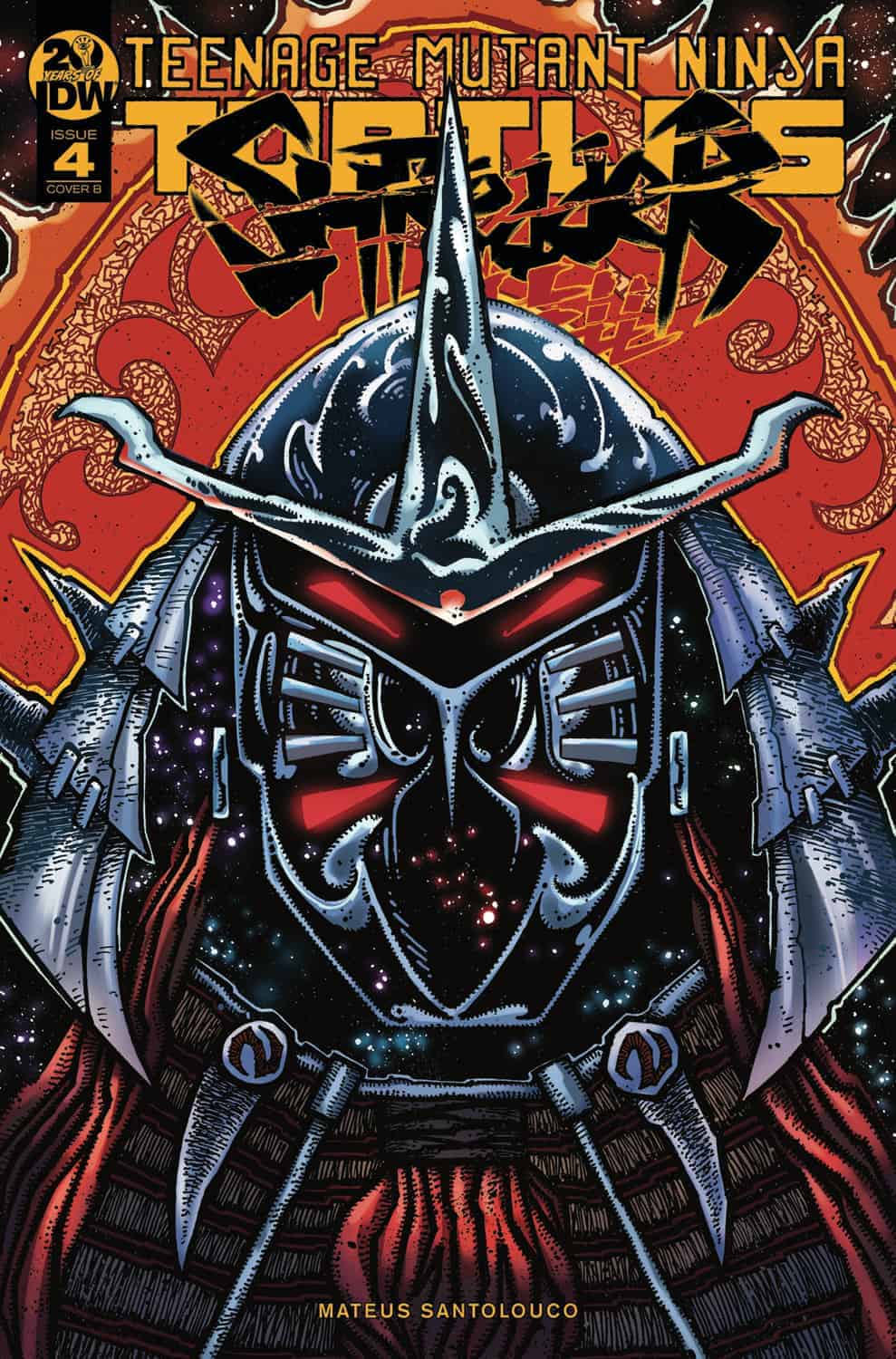 TMNT Shredder in Hell # 4 (IDW Comics 2019) Variant Cover B