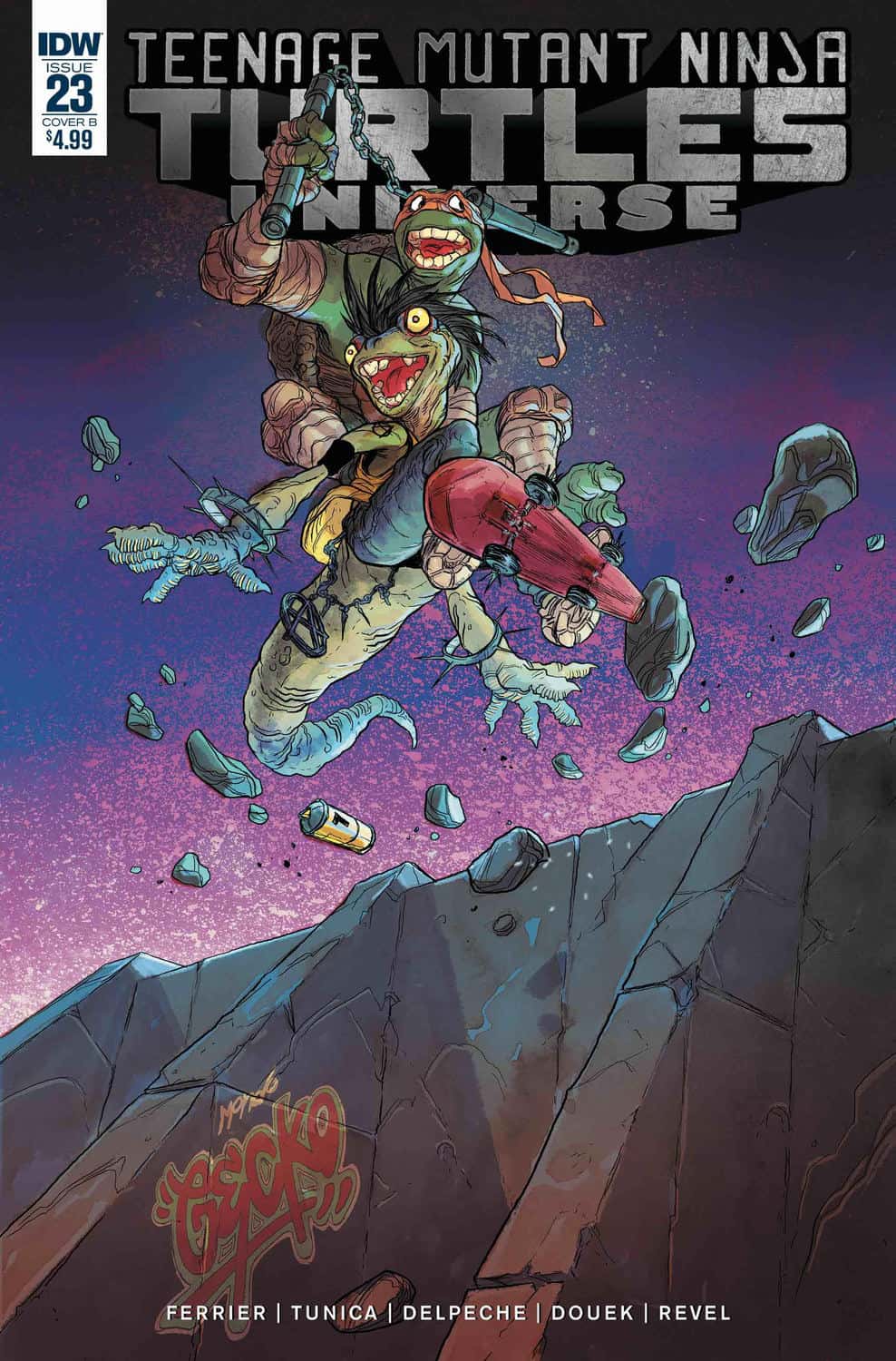 TMNT Universe # 23 (IDW Comics 2018) Variant Cover B