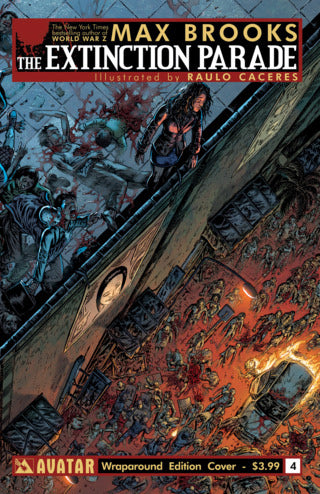 Extinction Parade # 4 (Avatar Comics 2013) Wrap Variant Cover