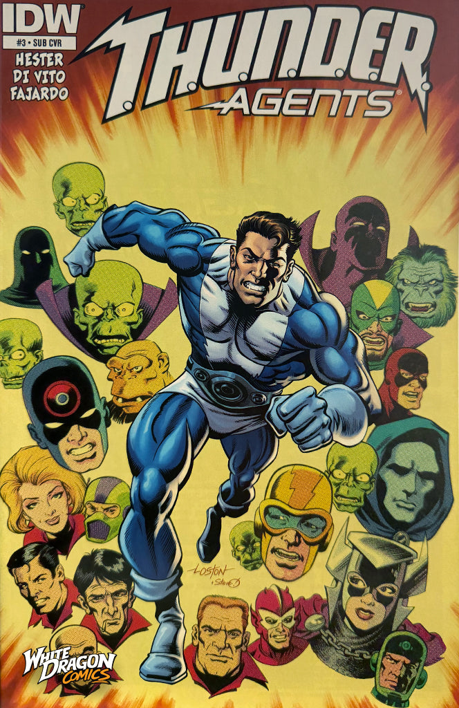 Thunder Agents # 3 (IDW Comics 2013) Subscription Variant Cover