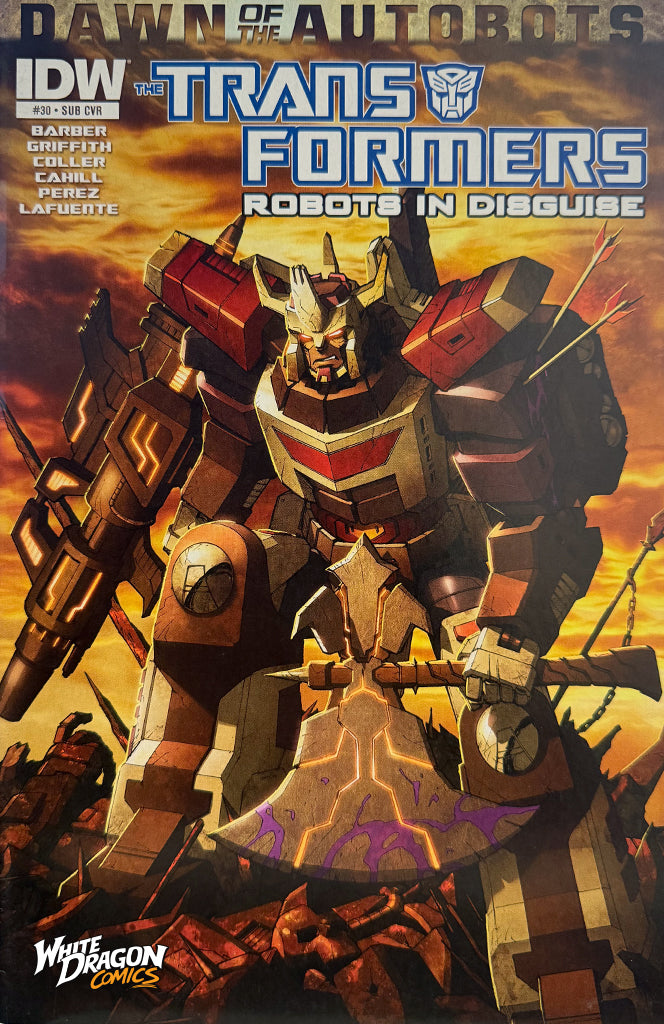 Transformers: Robots In Disguise # 30 (IDW Comics 2012) Subscription Variant Cover