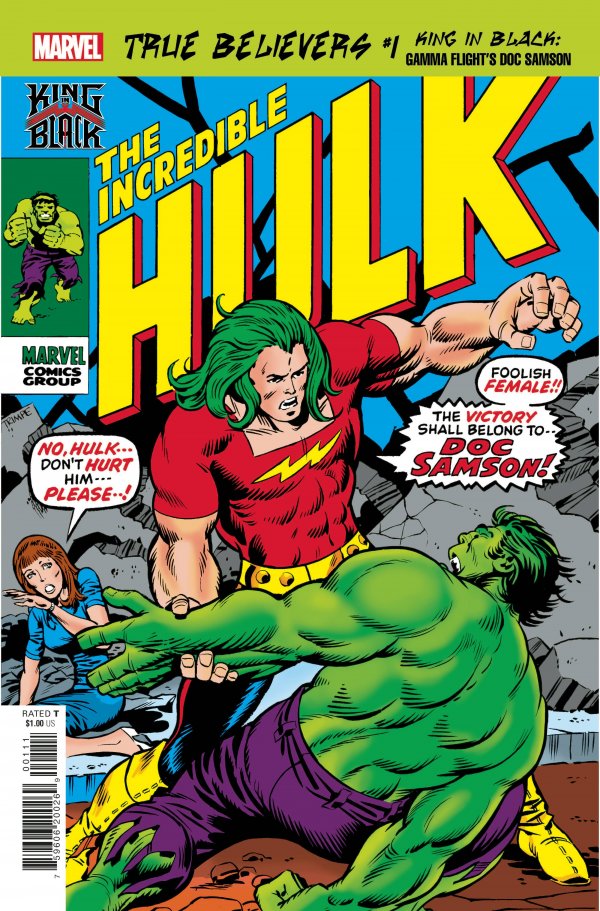 True Believers: King in Black - Gamma Flight's Doc Samson # 1 (Marvel 2020)