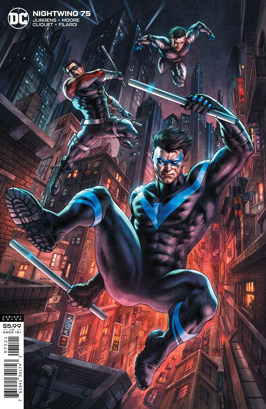 Nightwing # 75 (DC Comics 2020) Alan Quah Variant Cover