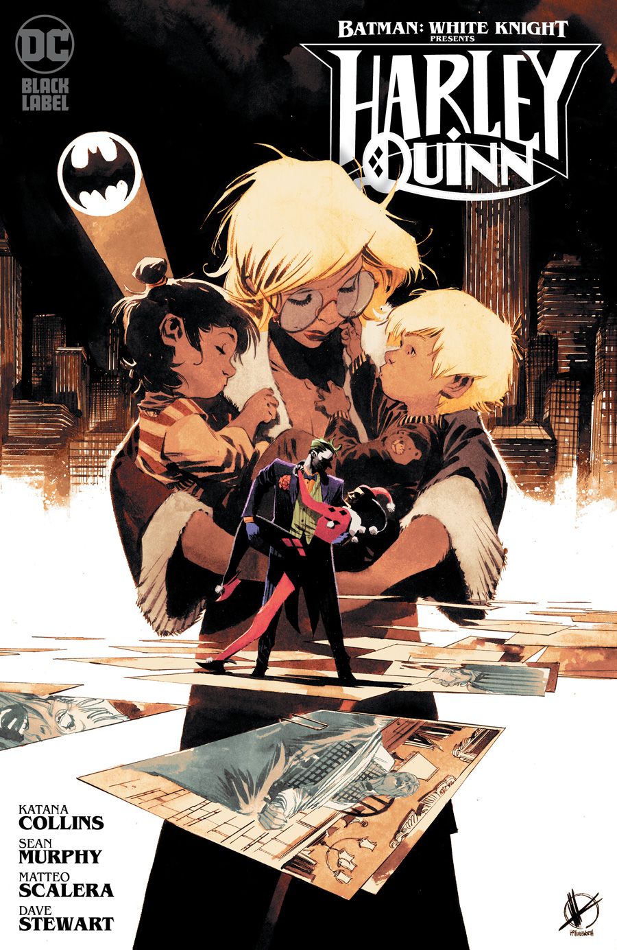 Batman White Knight Presents Harley Quinn #  1 (DC's Black Label 2020) Scalera Variant Cover