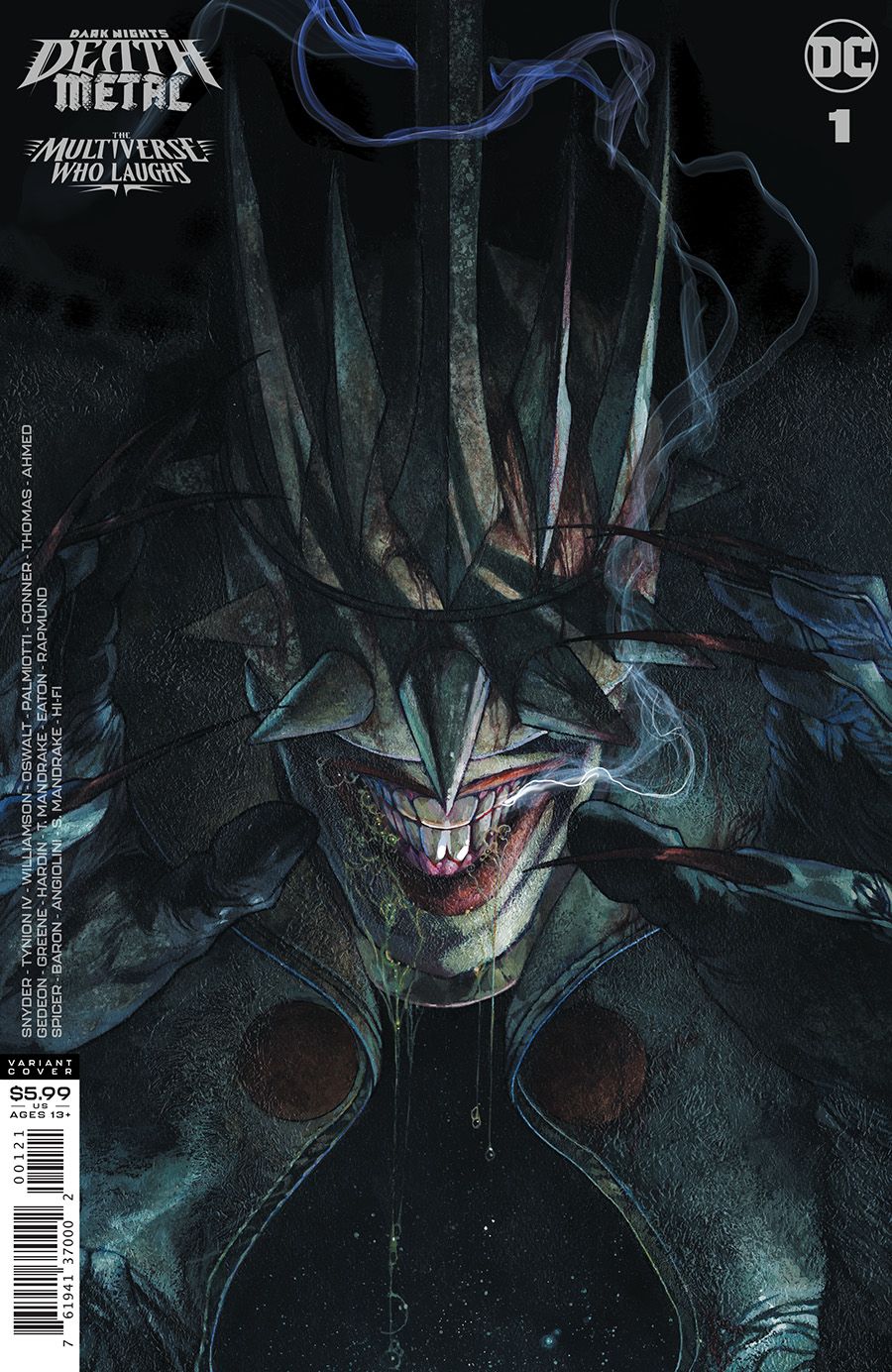 Dark Nights Death Metal Multiverse Who Laughs # 1 (DC Comics 2020) 1:25 Simone Bianchi cover