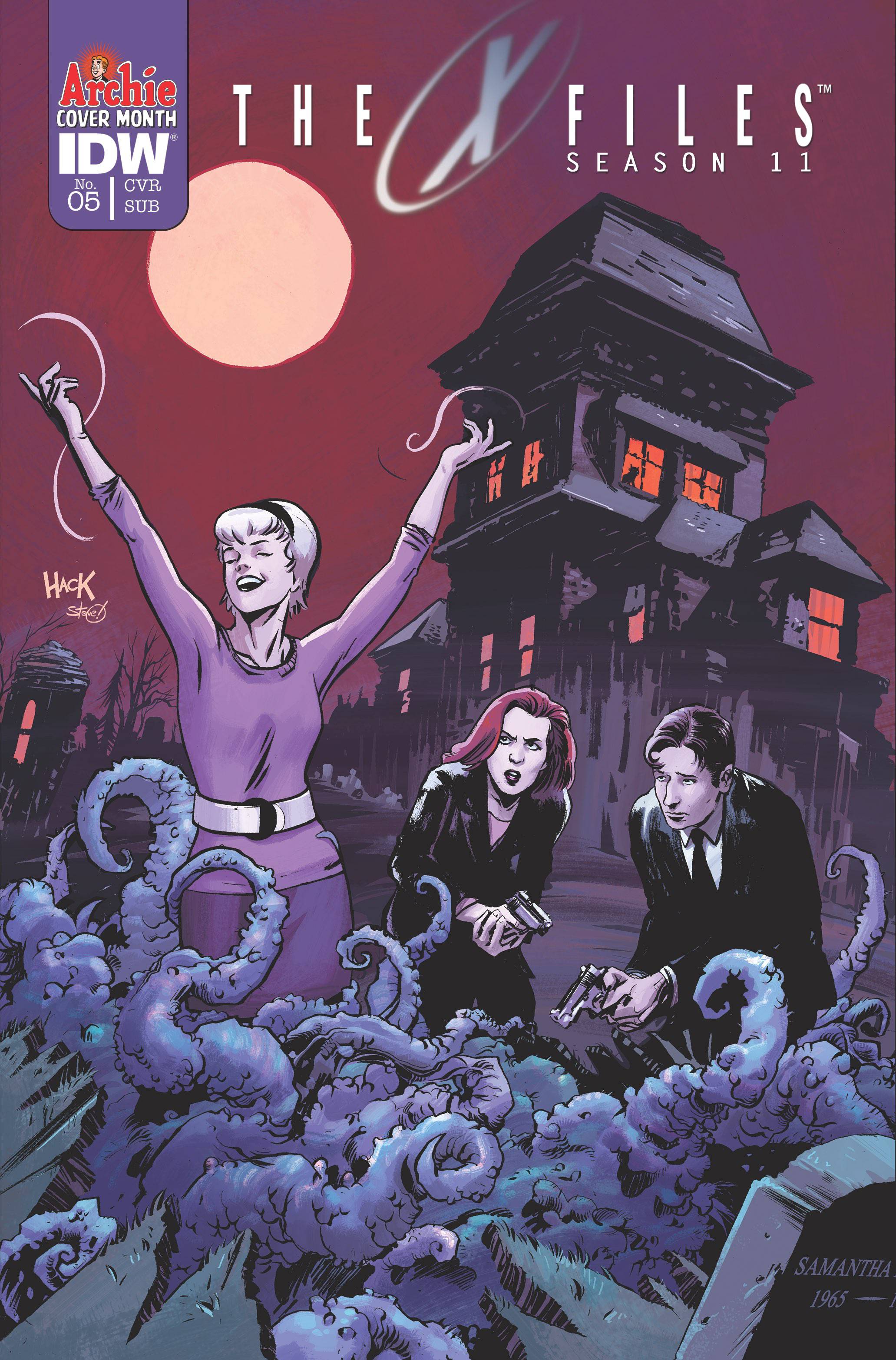 X-Files Season 11 # 5 (IDW Comics 2015) Subscription Variant Archie Cover Month